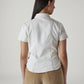 Women's Solid Regular Fit Denim Shirt - Back View