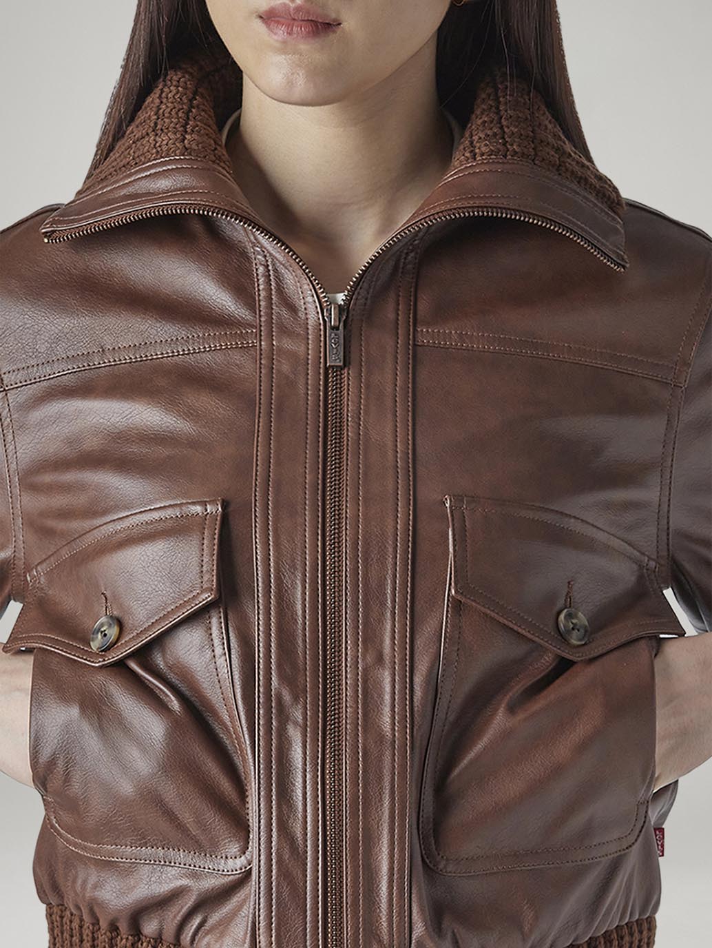 Women's Solid Slim Fit Jacket - 20 View