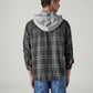 Men's Checkered Relaxed Fit Shirt - Back View