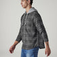 Men's Checkered Relaxed Fit Shirt - Side View