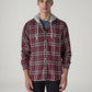 Men's Checkered Relaxed Fit Shirt - Front View