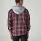 Men's Checkered Relaxed Fit Shirt - Back View
