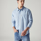 Men's Striped Relaxed Fit Poplin Shirt - Styleshot View