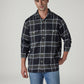 Men's Checkered Relaxed Fit Flannel Shirt - Front View