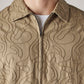 Men's Embroidered Boxy Fit Dobby Shirt - Detail View