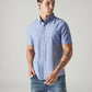 Men's Solid Slim Fit Oxford Shirt - Styleshot View