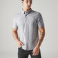 Men's Solid Slim Fit Oxford Shirt - Styleshot View