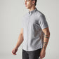 Men's Solid Slim Fit Oxford Shirt - Side View