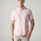 Men's Solid Slim Fit Oxford Shirt - Front View