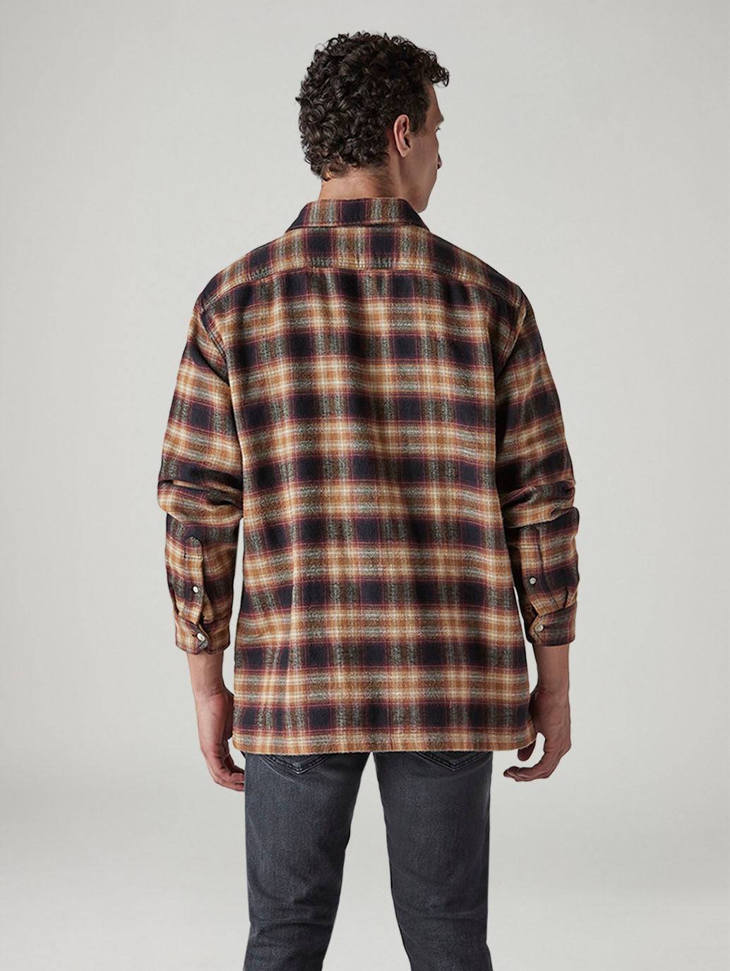 Men's Checkered Relaxed Fit Flannel Shirt - 20 View