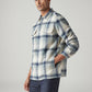 Men's Checkered Relaxed Fit Double Cloth Flannel Shirt - Side View