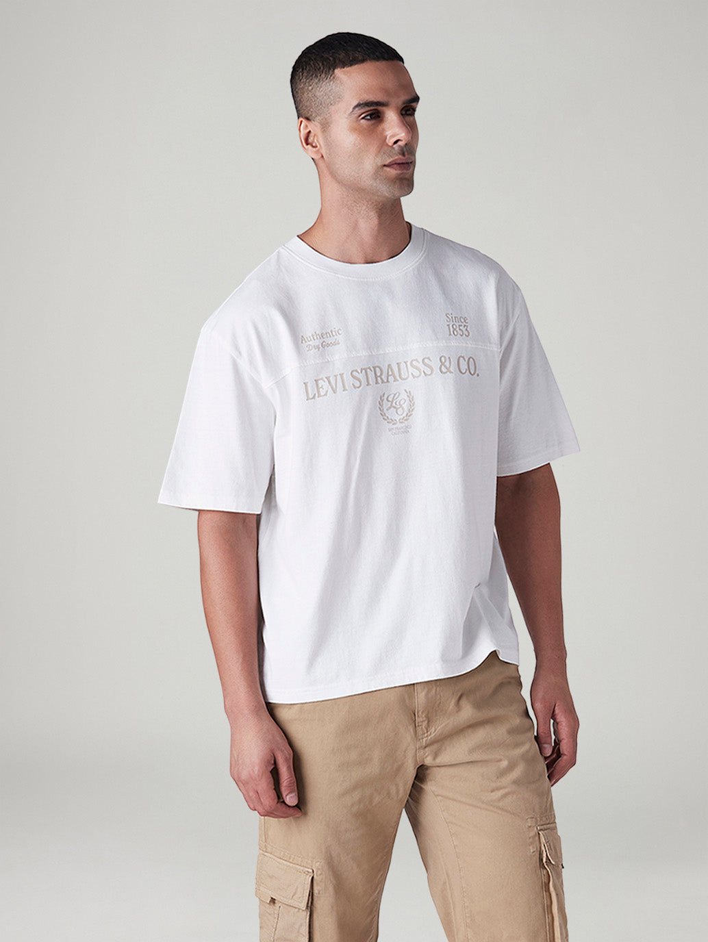 Men's Typographic Printed Regular Fit Jersey T-Shirt