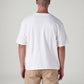 Men's Typographic Printed Regular Fit Jersey T-Shirt - Back View