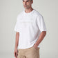 Men's Typographic Printed Regular Fit Jersey T-Shirt - Side View