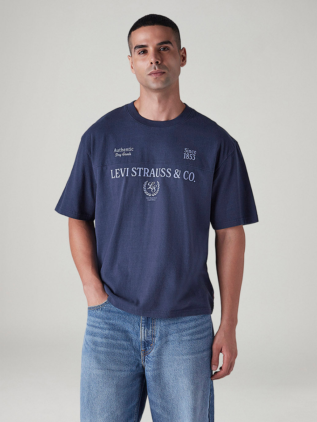 Men's Typography Regular Fit Jersey T-Shirt