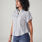 Women's Striped Regular Fit Shirt - Side View