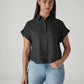 Women's Solid Regular Fit Poplin Easy Shirt - Styleshot View