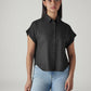 Women's Solid Regular Fit Poplin Easy Shirt - Front View