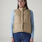 Women's Quilted Slim Fit Puffer Jacket - Front View