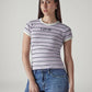 Women's Striped Slim Fit T-Shirt - Front View