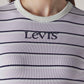 Women's Striped Slim Fit T-Shirt - Detail View
