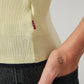 Women's Solid Regular Fit Ribbed Polo T-Shirt - Detail View