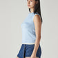Women's Solid Regular Fit Top - Side View