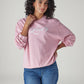 Women's Logo Printed Relaxed Fit Sweatshirt - Styleshot View