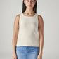 Women's Solid Slim Fit Ribbed T-Shirt - Front View