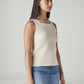 Women's Solid Slim Fit Ribbed T-Shirt - Side View