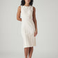 Women's Textured Regular Fit Ribbed Dress - Styleshot View