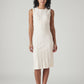 Women's Textured Regular Fit Ribbed Dress - Front View