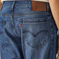 Men's 517 Blue Bootcut Fit Mid Rise Hyper Stretch Jeans - Detail View