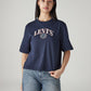 Women's Embroidered Relaxed Fit T-Shirt - Front View