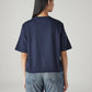 Women's Embroidered Relaxed Fit T-Shirt - Back View