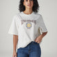 Women's Embroidered Relaxed Fit T-Shirt - Styleshot View