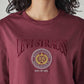 Women's Embroidered Relaxed Fit T-Shirt - Detail View