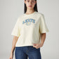 Women's Embroidered Relaxed Fit T-Shirt - Front View
