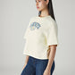 Women's Embroidered Relaxed Fit T-Shirt - Side View