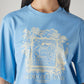 Women's Graphic Print Relaxed Fit T-Shirt - Detail View