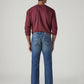 Men's 505 Tinted Dark Indigo Straight Fit Mid Rise Jeans - Side View