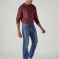 Men's 505 Tinted Dark Indigo Straight Fit Mid Rise Jeans - Side View