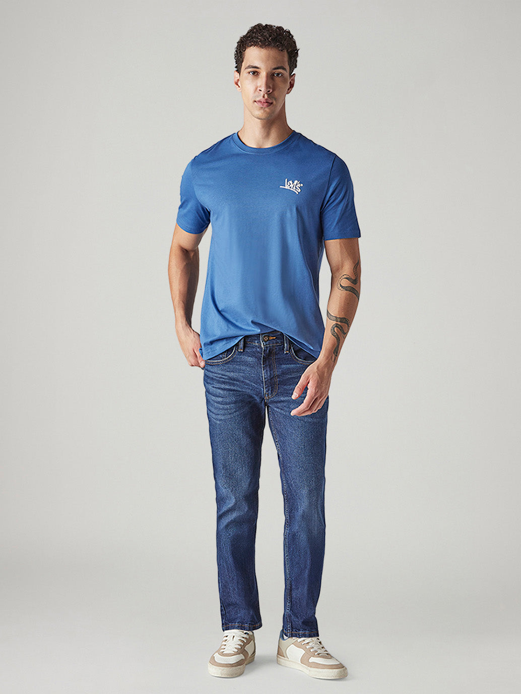 Men's 511 Indigo Slim Fit Mid Rise Jeans