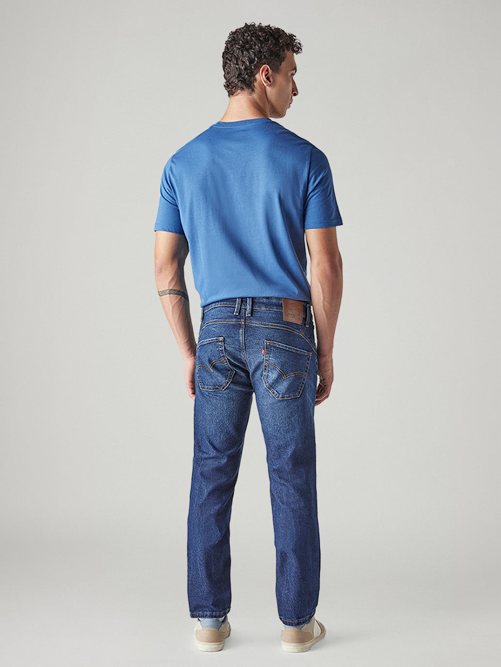 Men's 511 Indigo Slim Fit Mid Rise Jeans - Back View