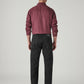Men's 505 Black Straight Fit Mid Rise Redloop Jeans - Back View