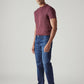 Men's 505 Blue Straight Fit Mid Rise Redloop Jeans - 20 View