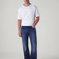 Men's 517 Dark Blue Bootcut Fit Mid Rise Redloop Jeans - Front View