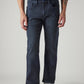 Men's Redloop 527 Navy Bootcut Fit Mid Rise Jeans - Front View