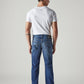Men's Redloop 527 Dark Blue Bootcut Fit Mid Rise Jeans - Back View
