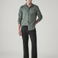 Men's 527 Black Bootcut Fit Mid Rise Redloop Jeans - Styleshot View